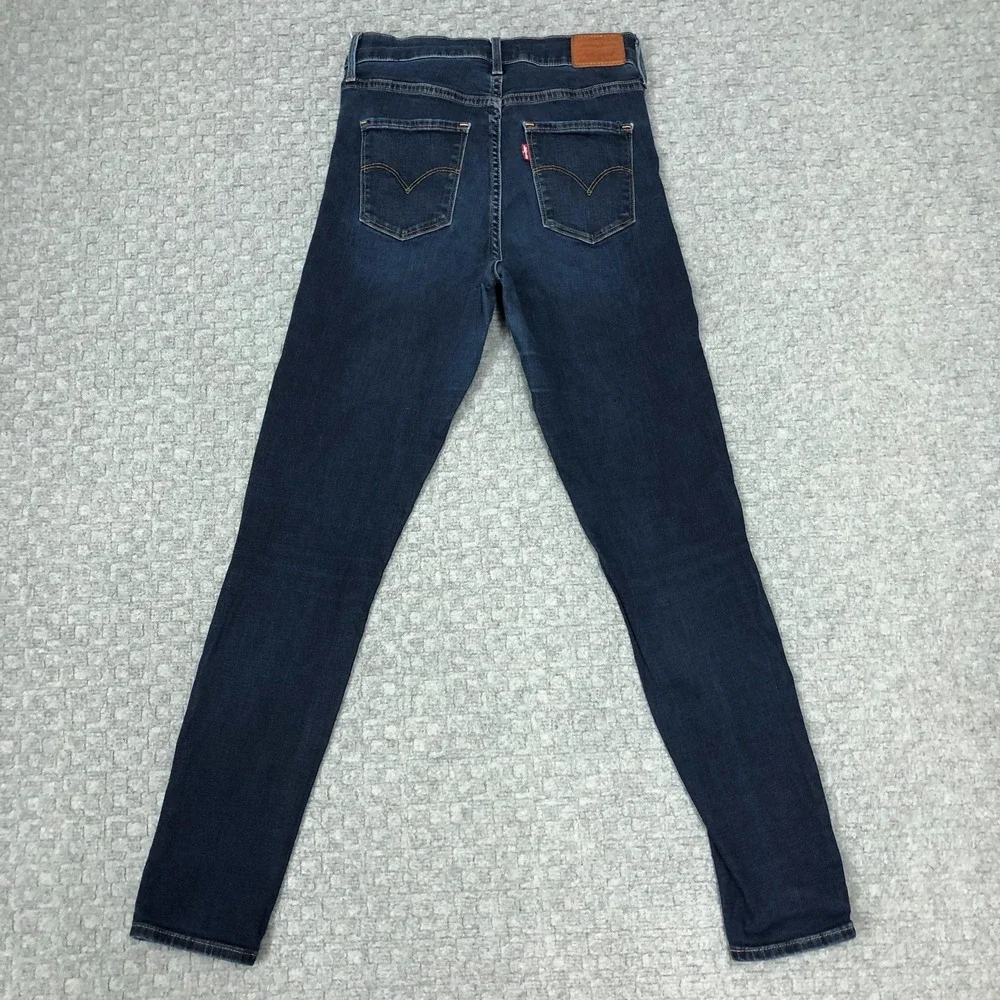 Levis 311 Shaping Skinny Jeans Womens 28 Blue Stretch Denim Premium Mid Rise Day - Picture 2 of 16